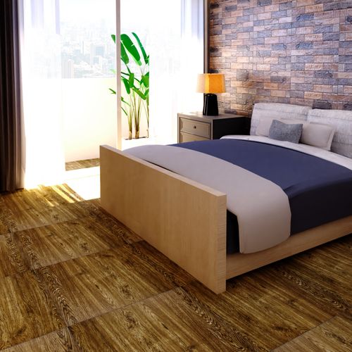 Porcelanato Esmaltado 60x60 Foresta Cedro Madera Mate Rectificado