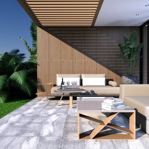 Porcelanato Esmaltado 60x60 Element Gris Oscuro Rustico Texturado Rectificado
