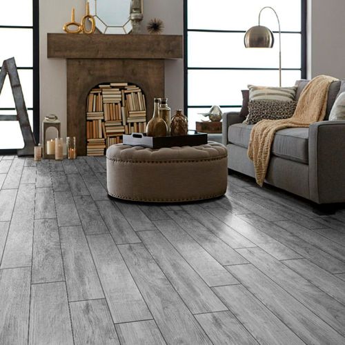 Porcelanato Esmaltado 22.5x119.5 Selva Gris Madera Semimate Rectificado