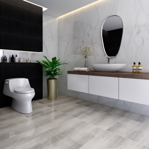 Porcelanato Esmaltado 60x60cm Trista Gris Madera Pulido Rectificado