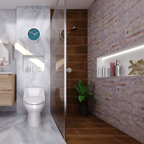 Porcelanato Esmaltado 20x120 Loire Coffee Madera Mate Rectificado