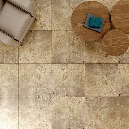 Porcelanato Esmaltado 60x60 Enzo Choco Marmolizado Carving Rectificado