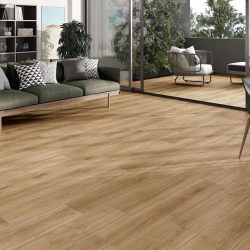 Porcelanato Esmaltado 23x120 Nordby Honey Madera Mate