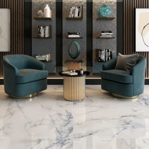 Porcelanato Esmaltado 120x120 Mare Calacata Pulido Rectificado