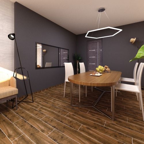 Gres Porcelánico Esmaltado 15x90 Walnut Caoba Madera Semimate Rectificado