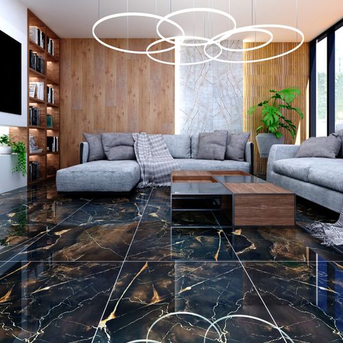 Gres Porcelánico Esmaltado 60x120 Dragon Brown Marmolizado Pulido Rectificado