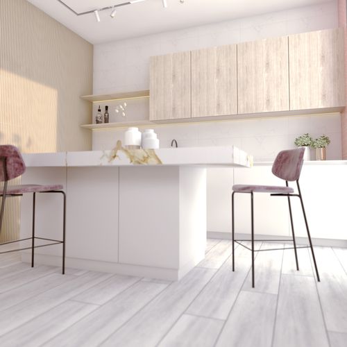 Cerámico Mayólica 30x60 Marmol Blanco Marmolizado Brillo Rectificado