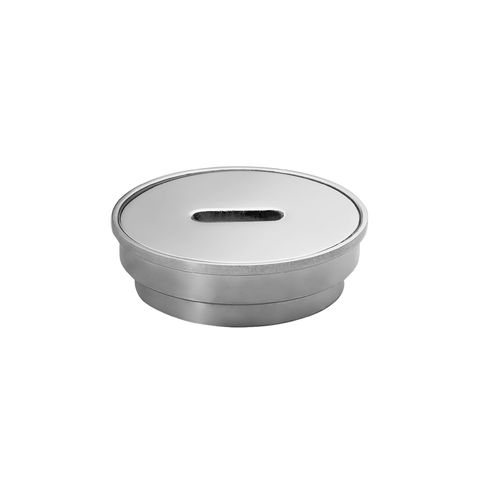 Registro 2 pulg. Redondo con acero inoxidable Vainsa