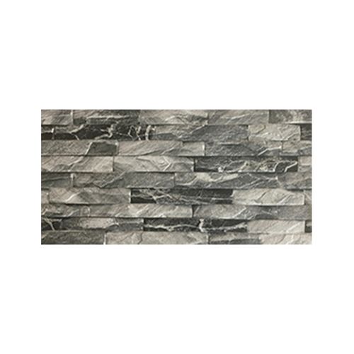 Porcelanato Revestimiento 30x60 Sherú Gris Rustico Texturado Rectificado