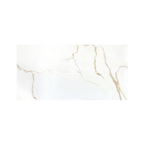 Gres Porcelánico Esmaltado 60x120 Marmore Gold Calacata Pulido Rectificado