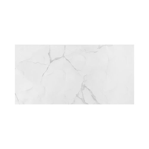 Cerámico Mayólica 30x60 Marmol Blanco Marmolizado Brillo Rectificado