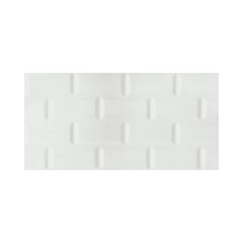 Mayólica Geometrico Brillo Unicolor Blanco 30x60 Appolo