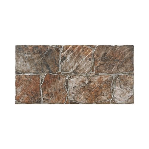 Cerámico Revestimiento 25x50 Ikuta Caliza Rustico Texturado Rectificado