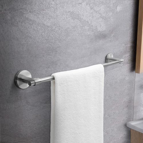 Toallero en barra 60cm acero inoxidable Vainsa