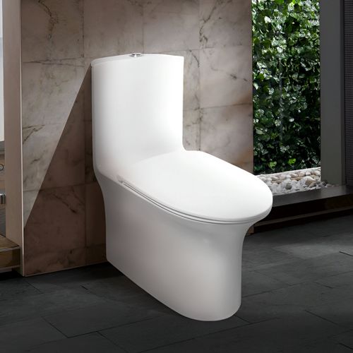 Inodoro One Piece Martini Blanco asiento caída lenta Vainsa