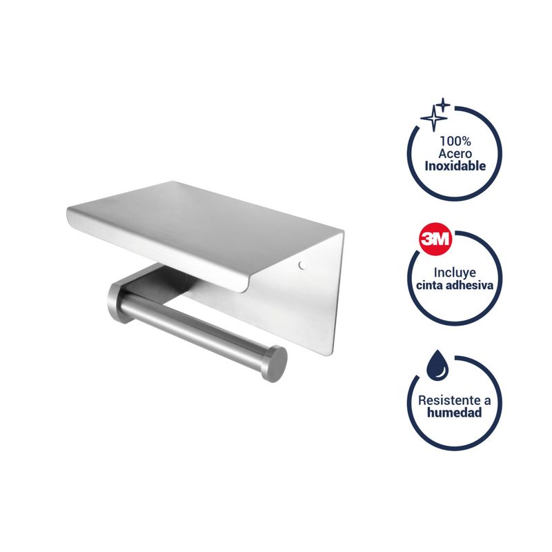 papelera-con-repisa-bali-inoxidable-con-adhesivo-3m-1857-3