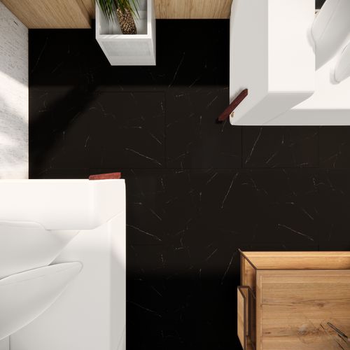 Porcelanato Esmaltado 60x60 Class Gold Marmolizado Pulido Rectificado