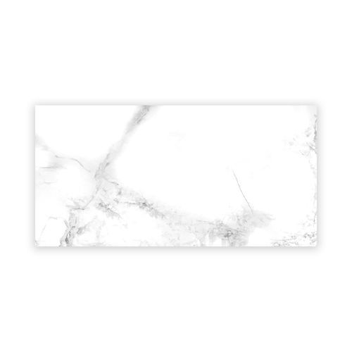 Porcelanato Esmaltado 60x120 Cold River Snow Marmolizado Pulido Rectificado