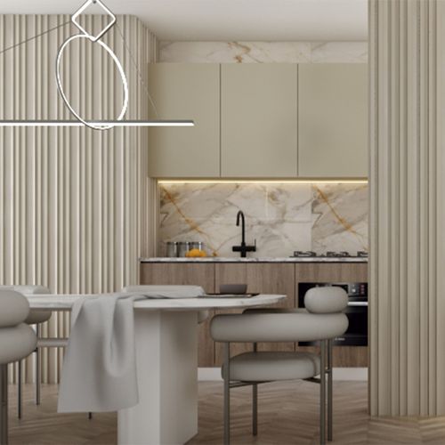Wall Panel Light Beige 15.8x1.9x285 Montreal