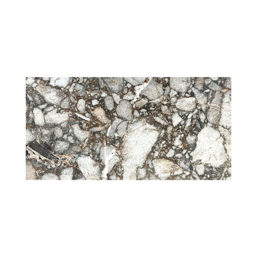 Porcelanato Esmaltado 60x120 Breccia Stone Marmolizado Carving Rectificado