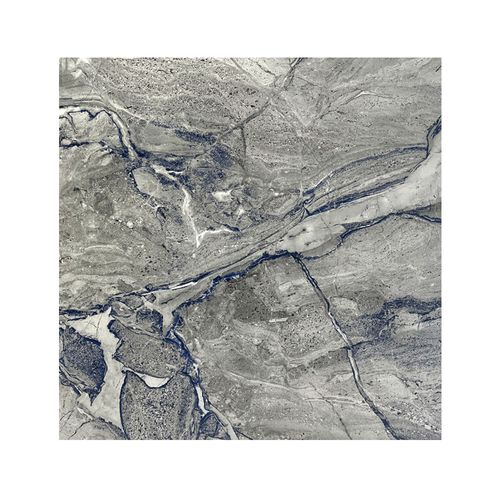 Porcelanato Esmaltado 60x60 Alkarz Grey Marmolizado Carving Rectificado
