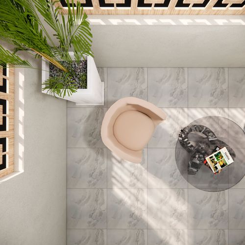 Gres Porcelánico Esmaltado 60x60 Livorno Gris Marmolizado Pulido Rectificado