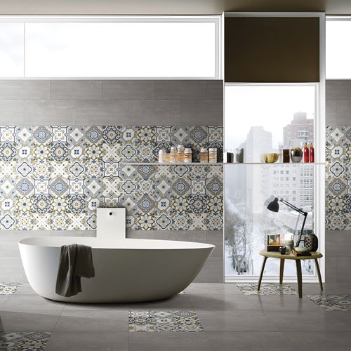 Gres Porcelánico Esmaltado 60x60 Vintage Blue Vintage Mate Rectificado