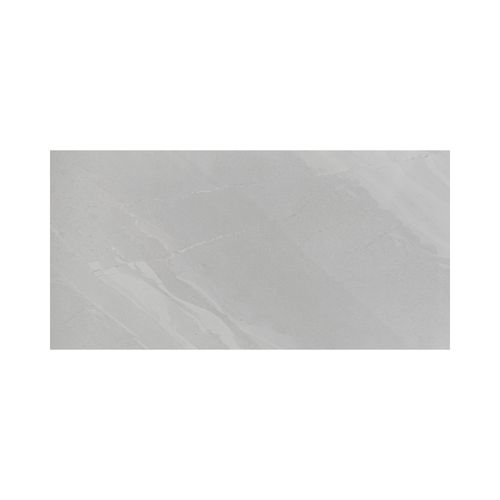 Cerámico Mayólica 30x60 Adela Gris Marmolizado Brillo Rectificado