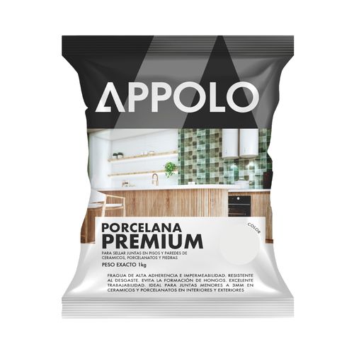 Fragua Porcelana Premium Blanco Humo 1Kg Appolo