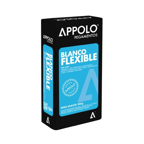 Pegamento Blanco Flexible 25Kg Appolo