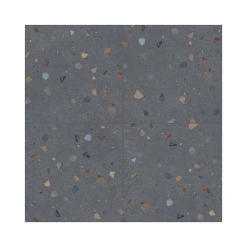 Porcelanato Esmaltado 60x60 Terrazo Grey Terrazo Mate Rectificado