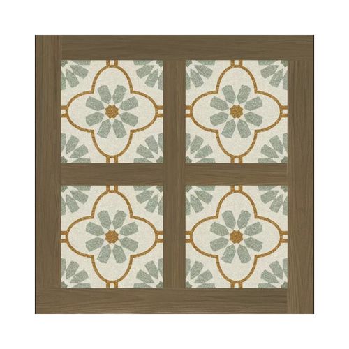 Gres Porcelánico Esmaltado 60x60 Rockwood Choco Vintage Mate Rectificado