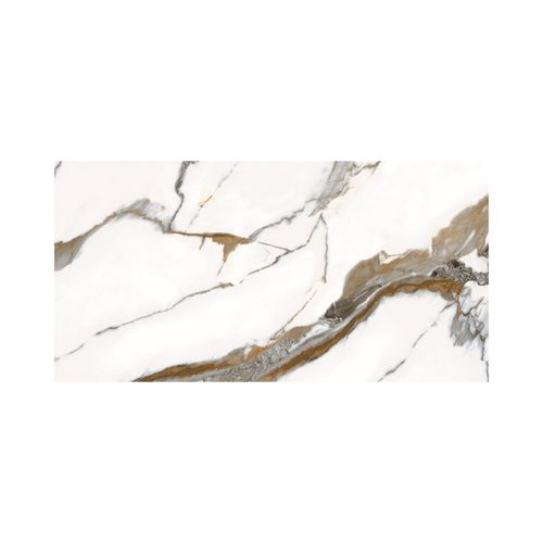 Gres Porcelánico Esmaltado 60x120 Dorian Mix Calacata Pulido Rectificado