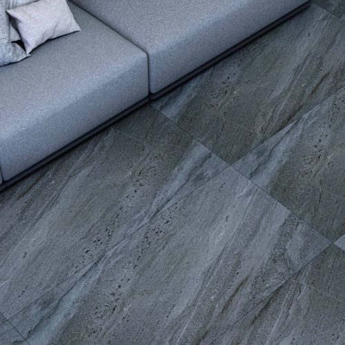 Porcelanato Esmaltado 60x120 Jhonstone Grey Rustico Mate Rectificado