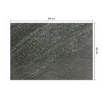 2754 Porcelanato Esmaltado 45x65 Basalto Negro Rustico Antideslizante