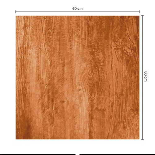 Porcelanato Esmaltado 60x60cm Teka Caoba Madera Mate Rectificado