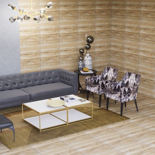 Gres Porcelánico Esmaltado 60x60cm Merida Arce Madera Mate Rectificado