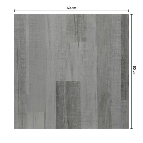 Porcelanato Esmaltado 60x60cm Downham Gris Madera Pulido Rectificado
