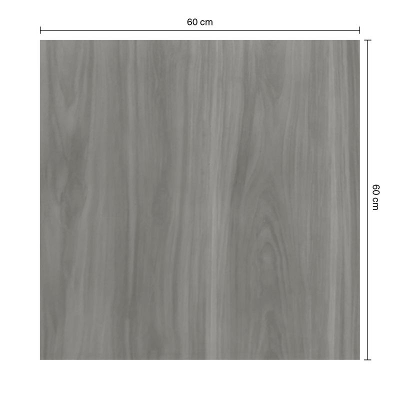 3584 Porcelanato Esmaltado 60x60 Age Wood Ceniza Madera Pulido Rectificado