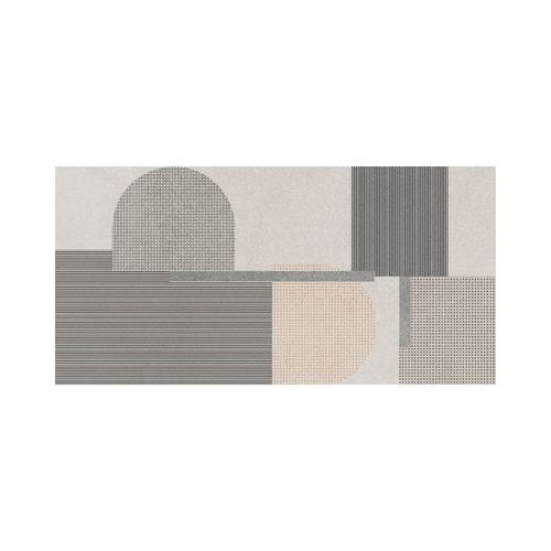 Porcelanato Esmaltado 60x120cm Decor Prisma Geometrico Texturado Rectificado