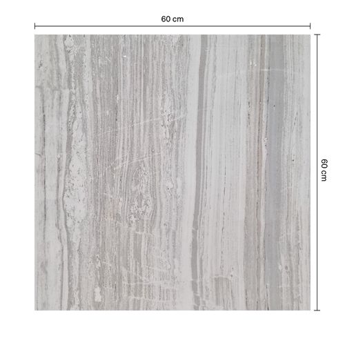 Porcelanato Esmaltado 60x60cm Ravenna Natural Travertino Pulido Rectificado