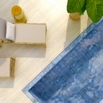 16765 PORCELANATO ESMALTADO 20X20 MARMOLIZADO MATE SE21016 VESUBIO AZUL