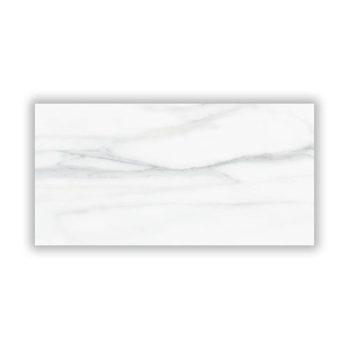 Porcelanato Esmaltado 60x120cm Ian White Calacata Pulido Rectificado