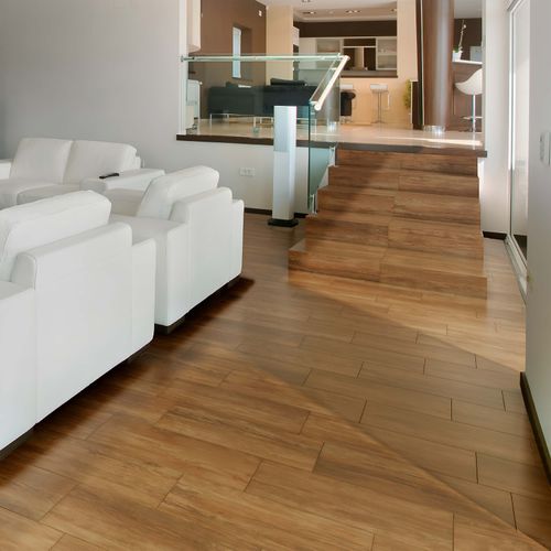 Cerámico Piso 20.5x61.5cm Nobile Siena Madera Mate