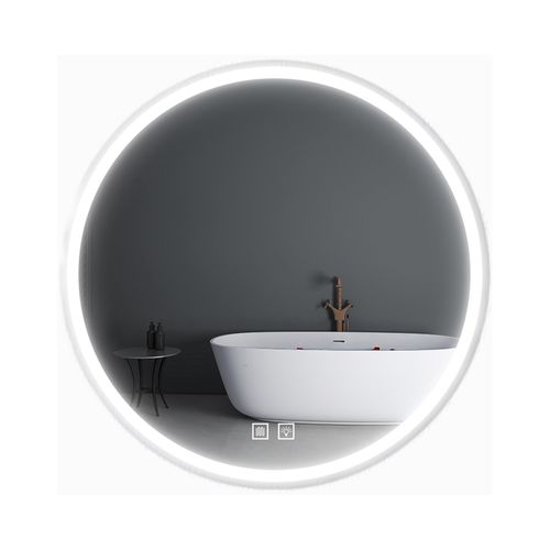 Espejo Dalias Redondo 60x60cm Appolo