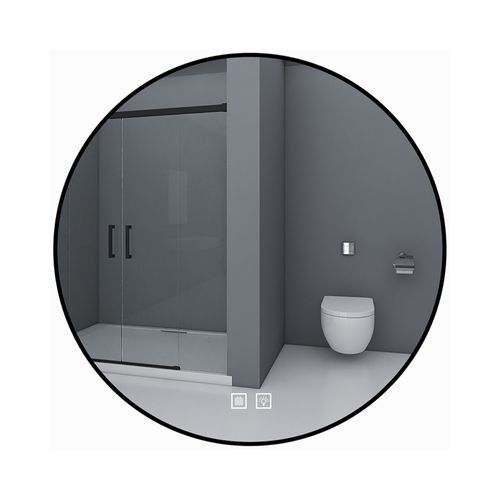 Espejo Cala Redondo 60x60cm Appolo