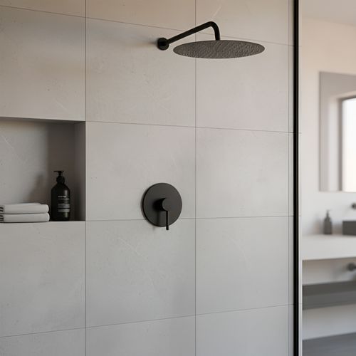 Monocomando Ducha Vita Black Appolo