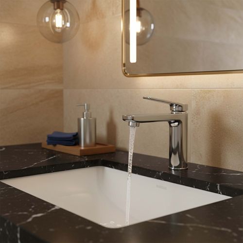 Monocomando de Lavatorio Baja Luxe Chrome Appolo