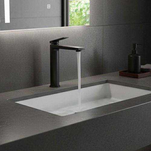 Monocomando de Lavatorio Alta Luxe Black Appolo
