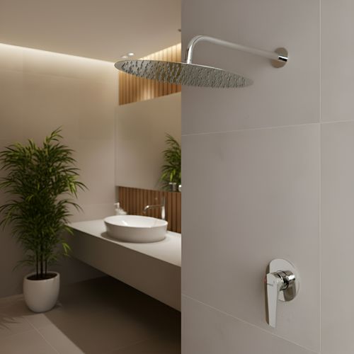 Monocomando de Ducha Luxe Chrome Appolo